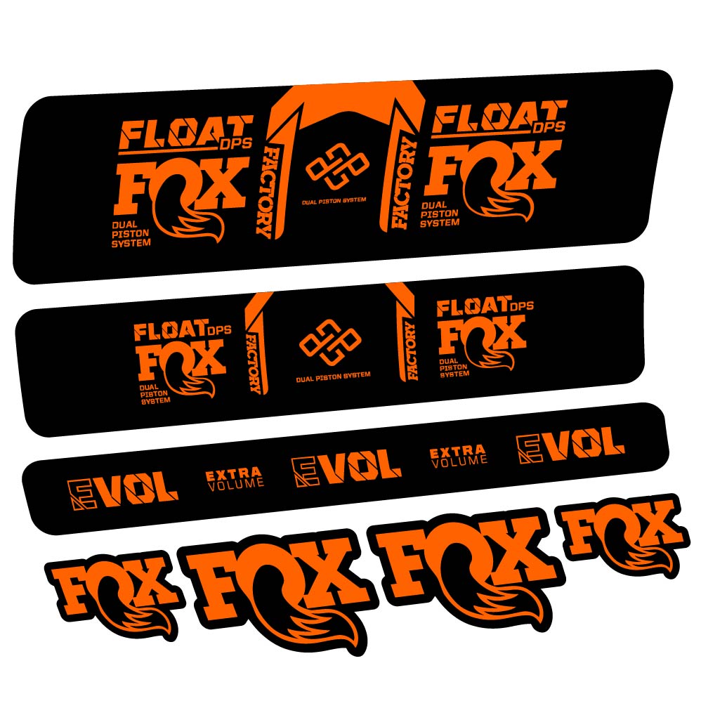 Stickers Fox Float DPS Factory Remote 2021 compatibles Autocollants amortisseur