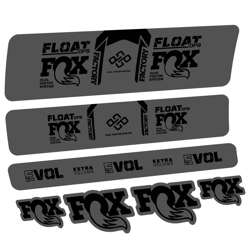 Stickers Fox Float DPS Factory Remote 2021 compatibles Autocollants amortisseur