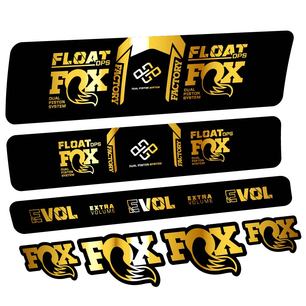 Stickers Fox Float DPS Factory Remote 2021 compatibles Autocollants amortisseur
