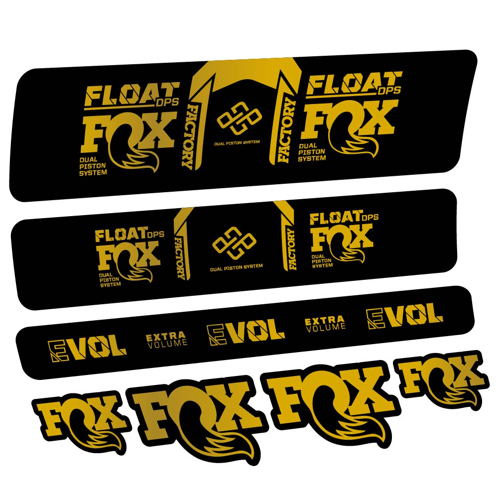 Stickers Fox Float DPS Factory Remote 2021 compatibles Autocollants amortisseur