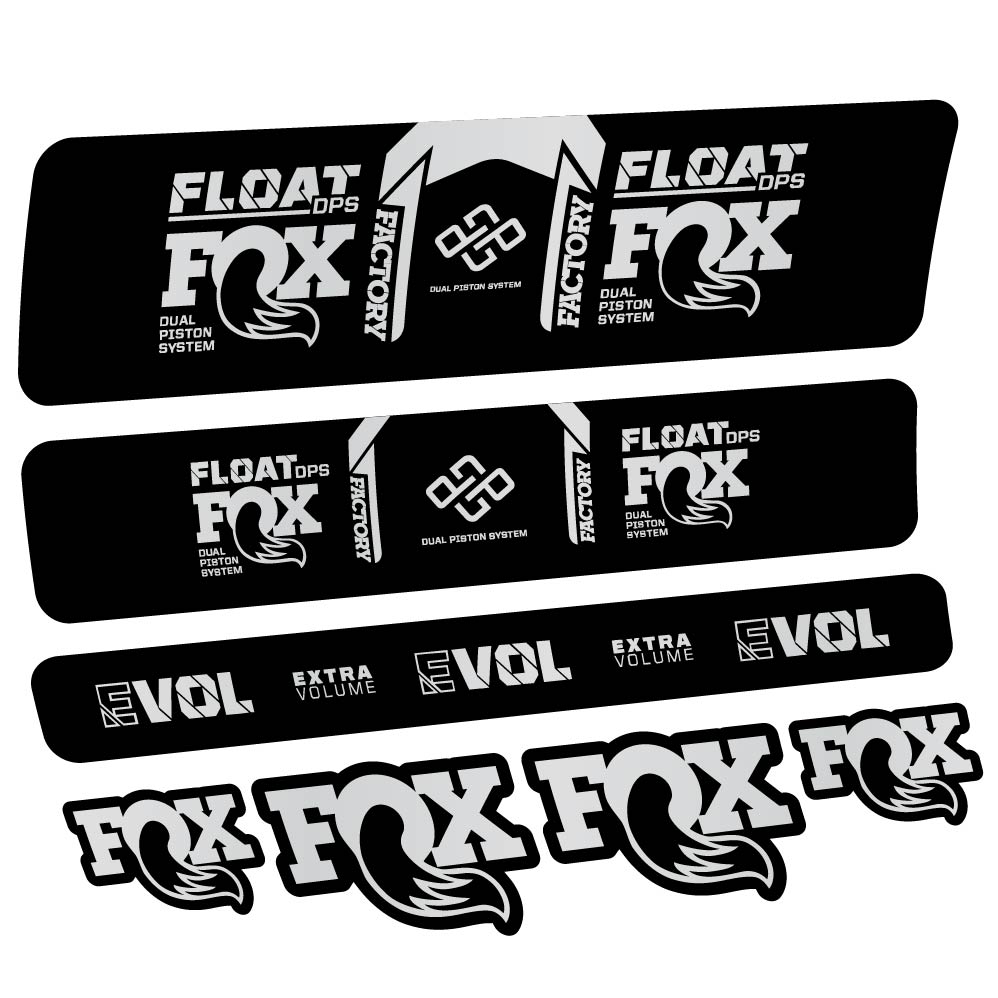 Stickers Fox Float DPS Factory Remote 2021 compatibles Autocollants amortisseur