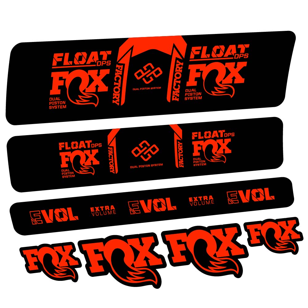 Stickers Fox Float DPS Factory Remote 2021 compatibles Autocollants amortisseur
