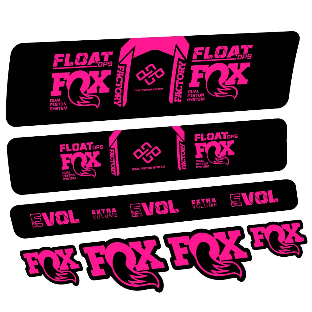 Stickers Fox Float DPS Factory Remote 2021 compatibles Autocollants amortisseur