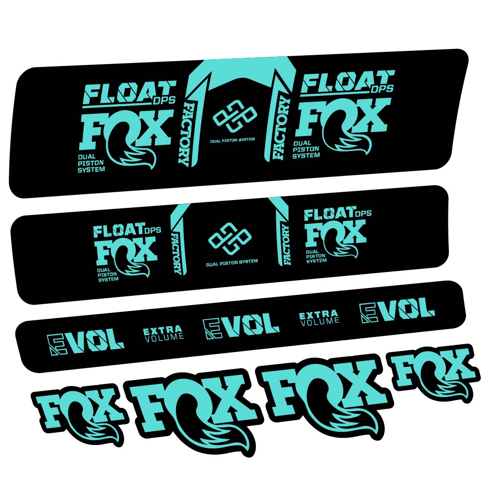 Stickers Fox Float DPS Factory Remote 2021 compatibles Autocollants amortisseur