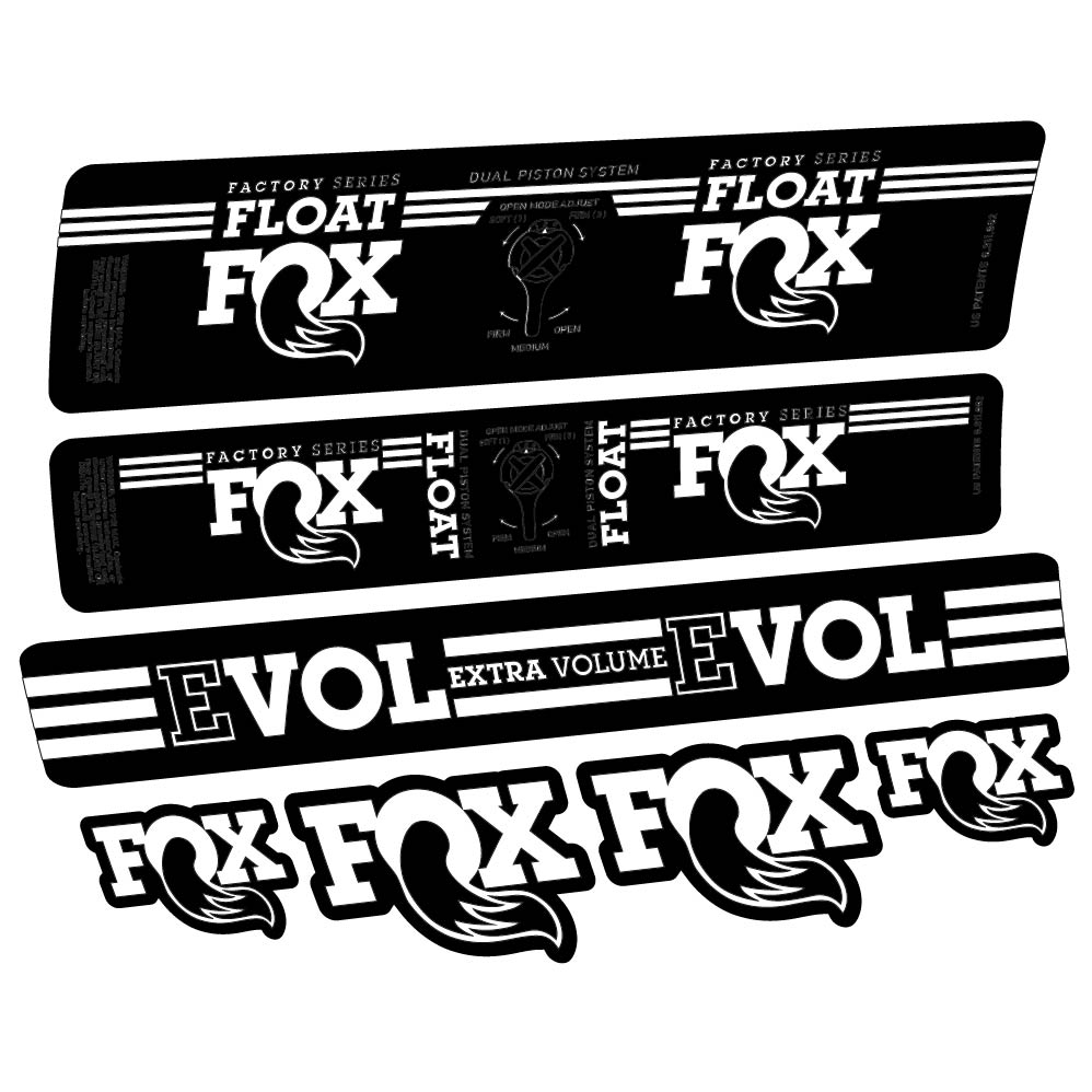 Stickers Fox Float DPS Factory 2016 compatibles Autocollants amortisseur