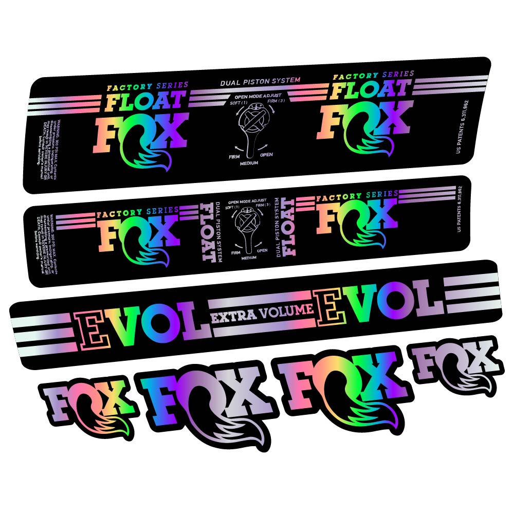 Stickers Fox Float DPS Factory 2016 compatibles Autocollants amortisseur