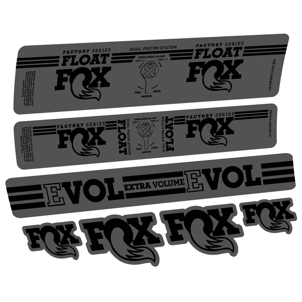Stickers Fox Float DPS Factory 2016 compatibles Autocollants amortisseur