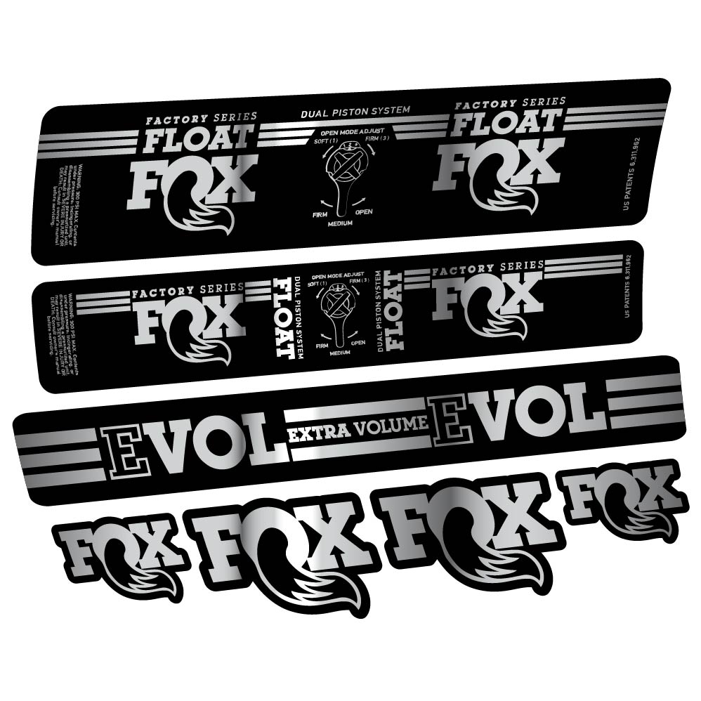 Stickers Fox Float DPS Factory 2016 compatibles Autocollants amortisseur