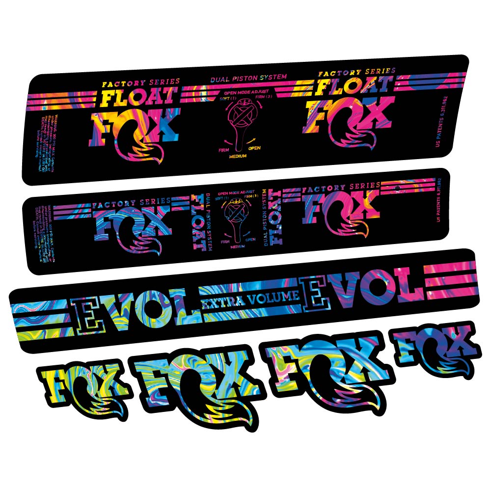 Stickers Fox Float DPS Factory 2016 compatibles Autocollants amortisseur
