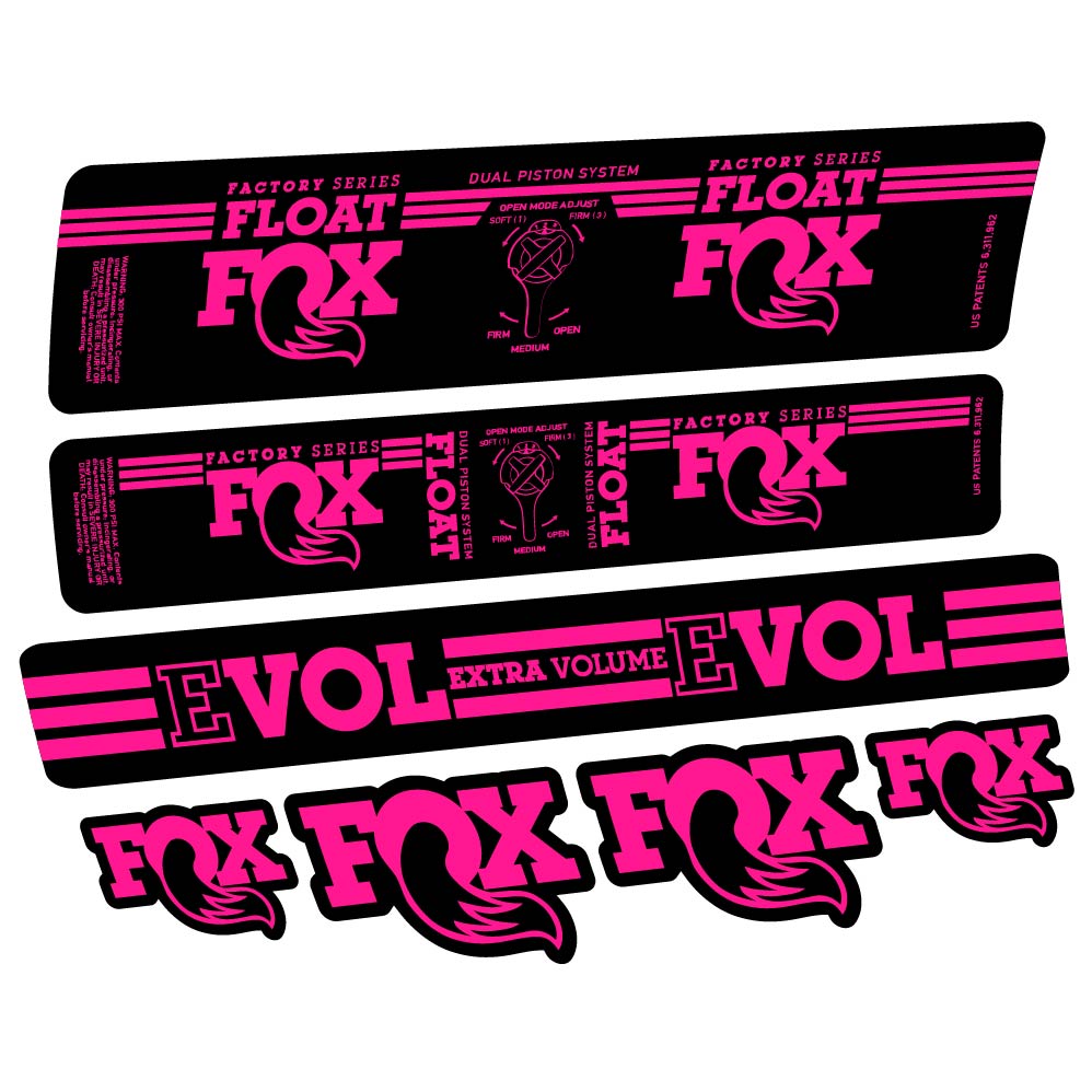 Stickers Fox Float DPS Factory 2016 compatibles Autocollants amortisseur
