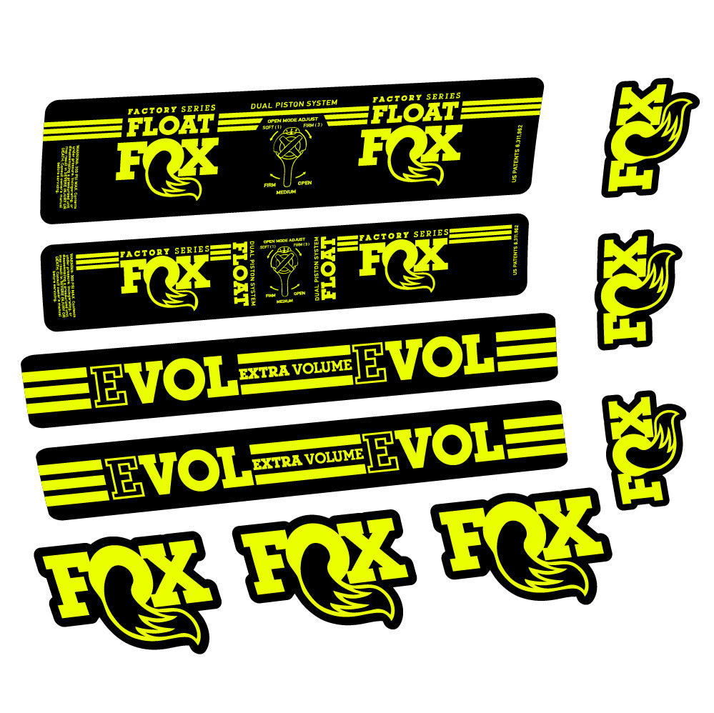 Stickers Fox Float DPS Factory compatibles Autocollants amortisseur