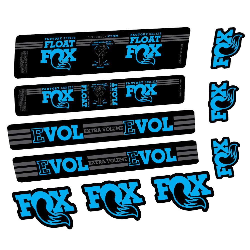 Stickers Fox Float DPS Factory compatibles Autocollants amortisseur