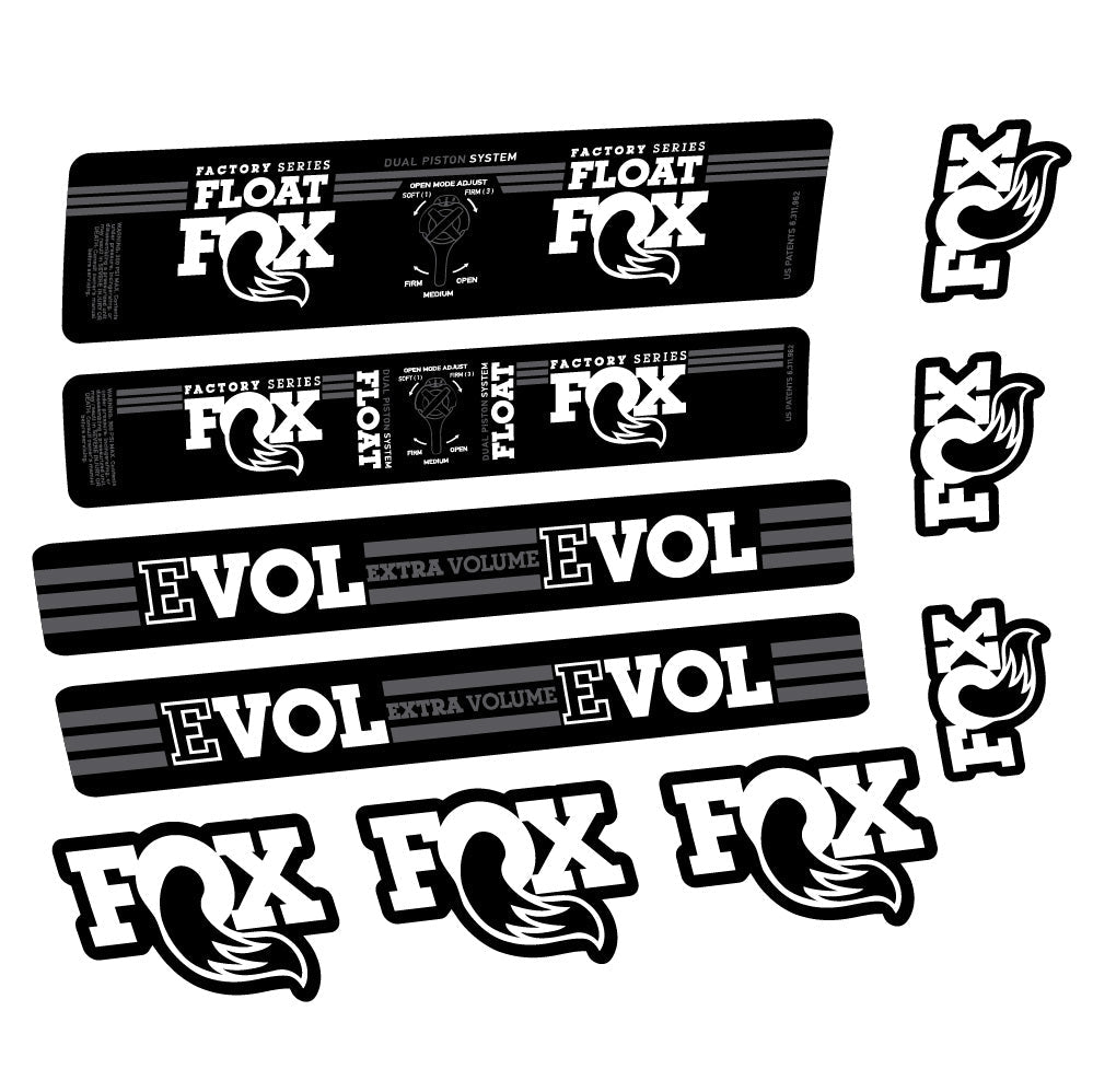 Stickers Fox Float DPS Factory compatibles Autocollants amortisseur
