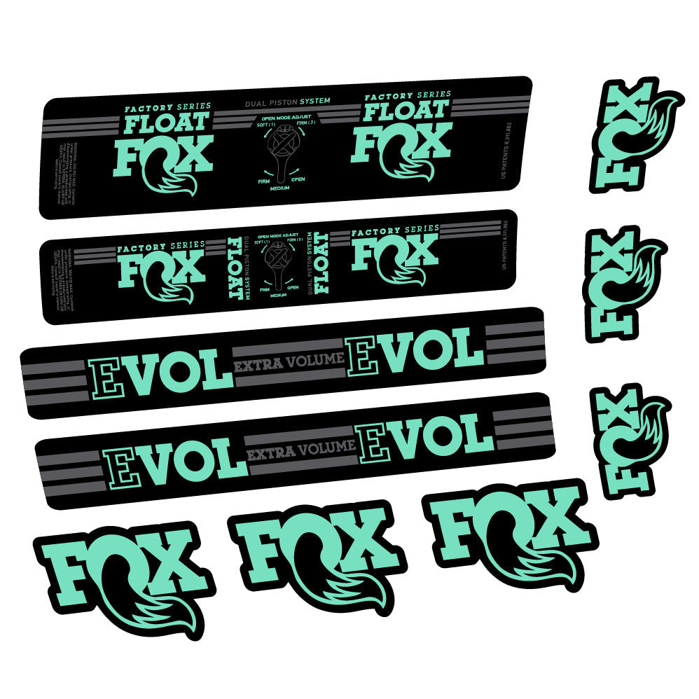 Stickers Fox Float DPS Factory compatibles Autocollants amortisseur