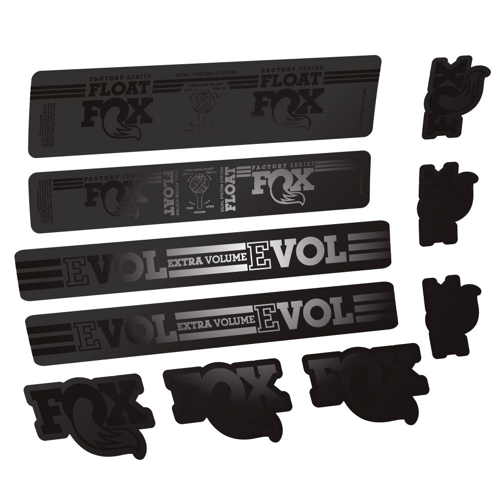 Stickers Fox Float DPS Factory compatibles - Autocollants amortisseur VTT