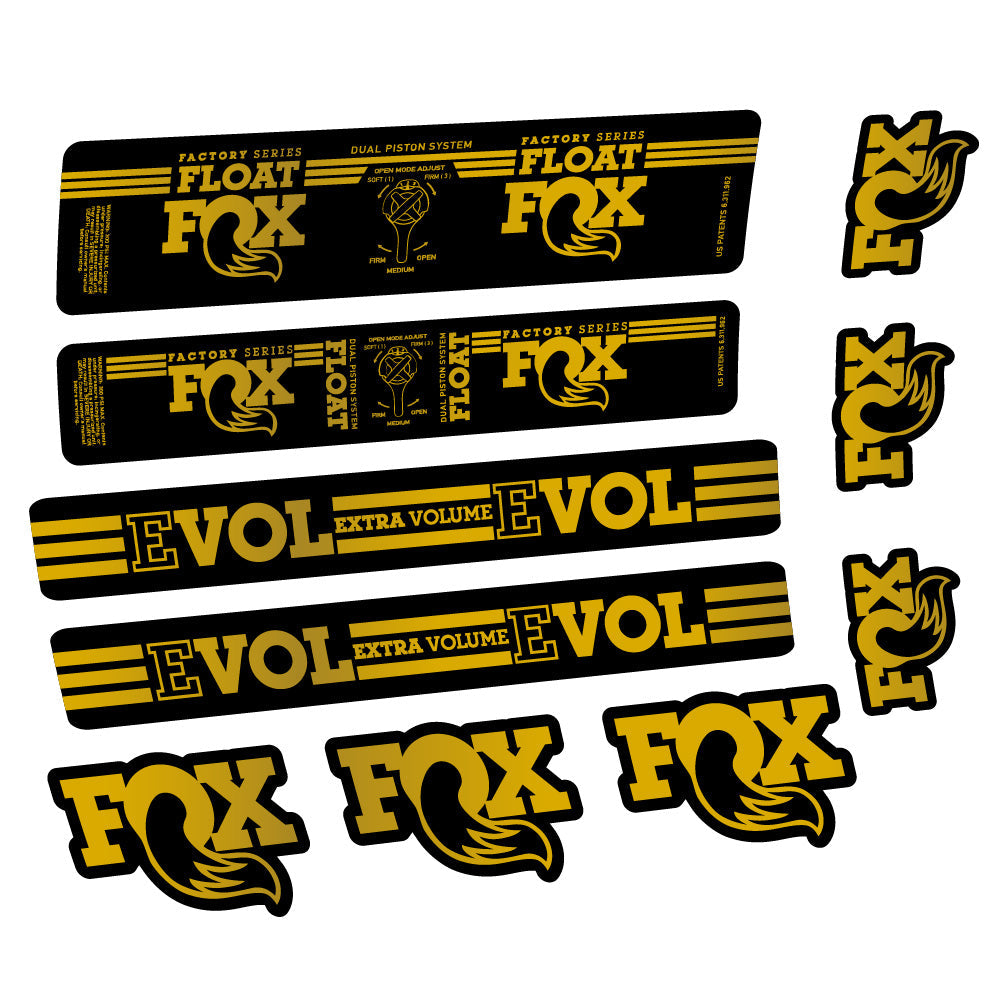 Stickers Fox Float DPS Factory compatibles Autocollants amortisseur