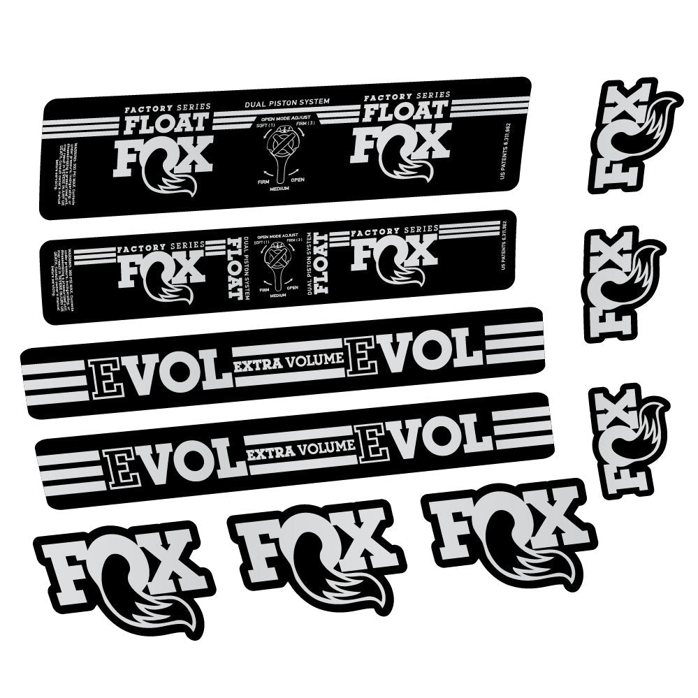 Stickers Fox Float DPS Factory compatibles Autocollants amortisseur