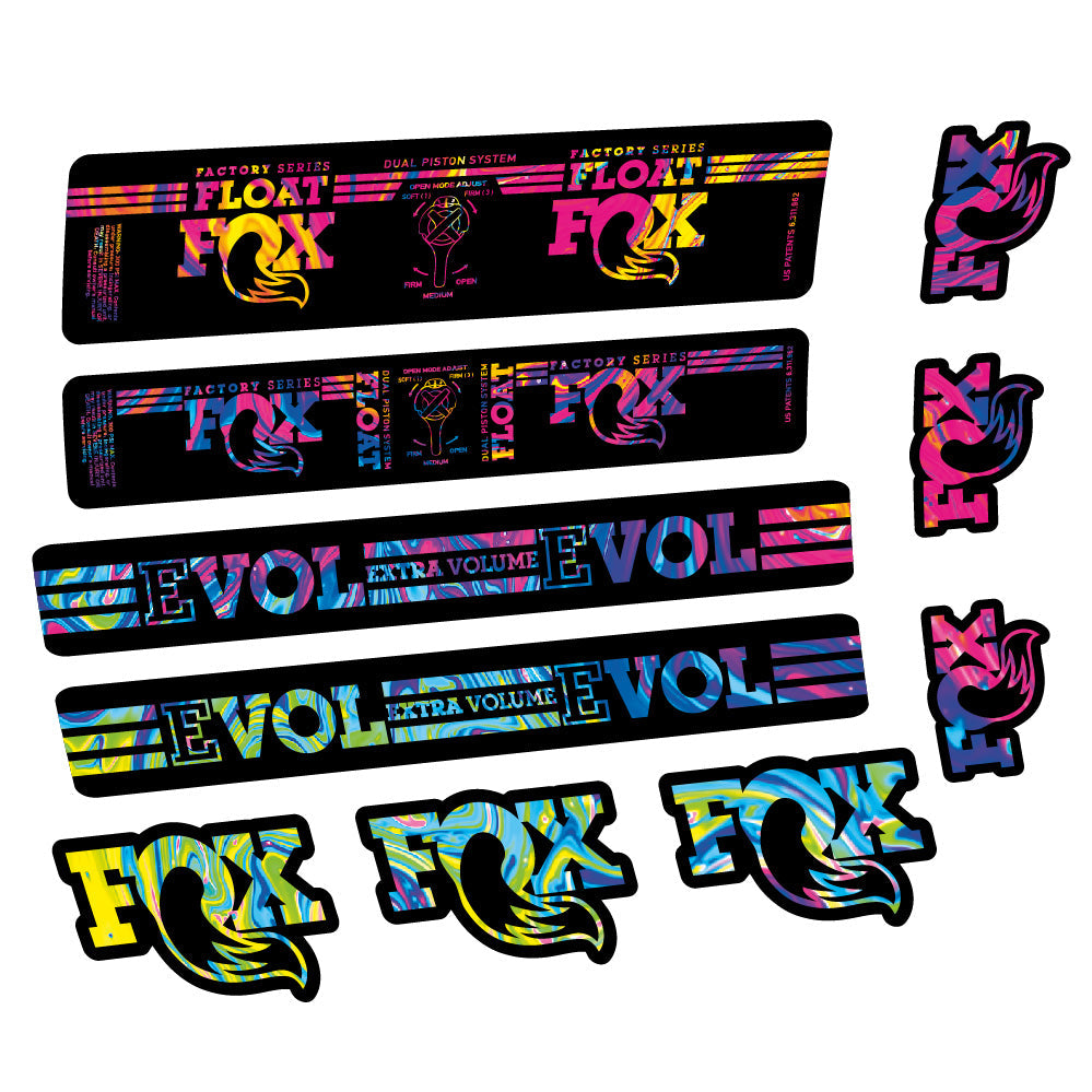 Stickers Fox Float DPS Factory compatibles Autocollants amortisseur