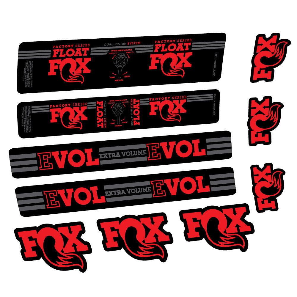 Stickers Fox Float DPS Factory compatibles Autocollants amortisseur