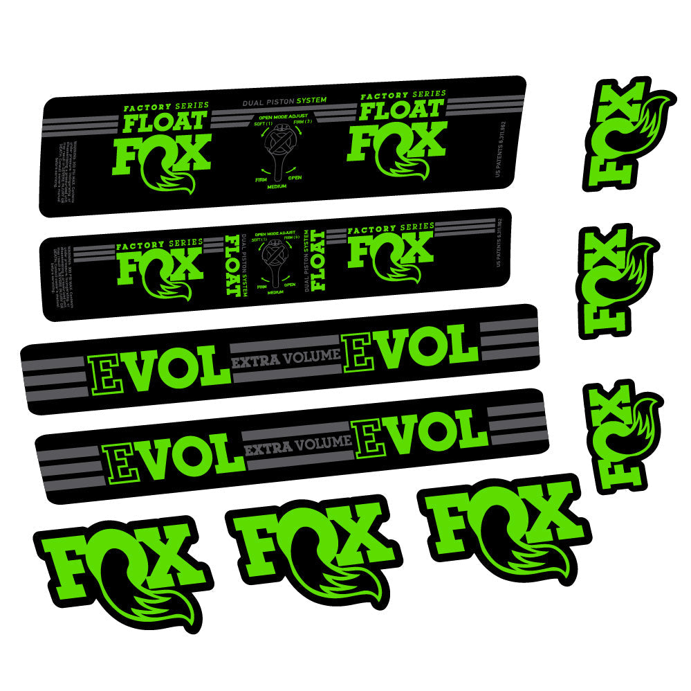 Stickers Fox Float DPS Factory compatibles Autocollants amortisseur