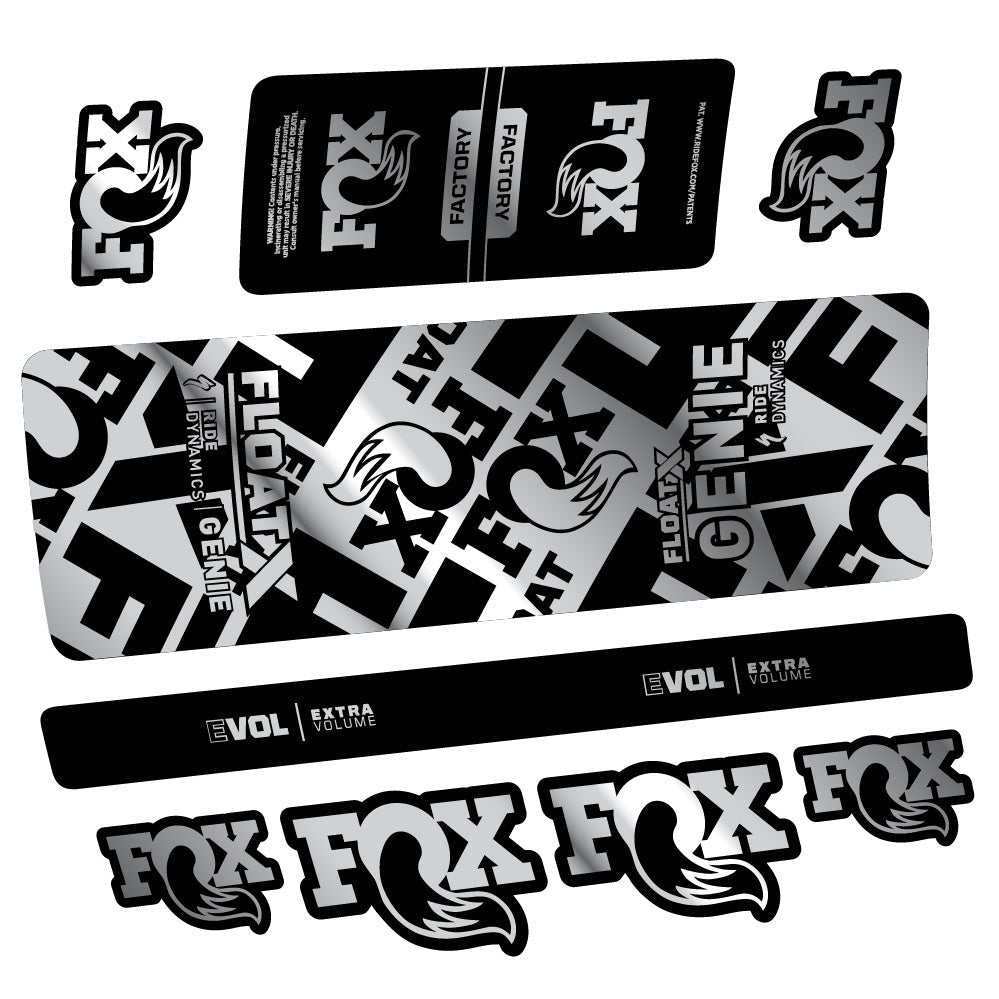Stickers Fox Float X Genie compatibles Autocollants amortisseur arrière