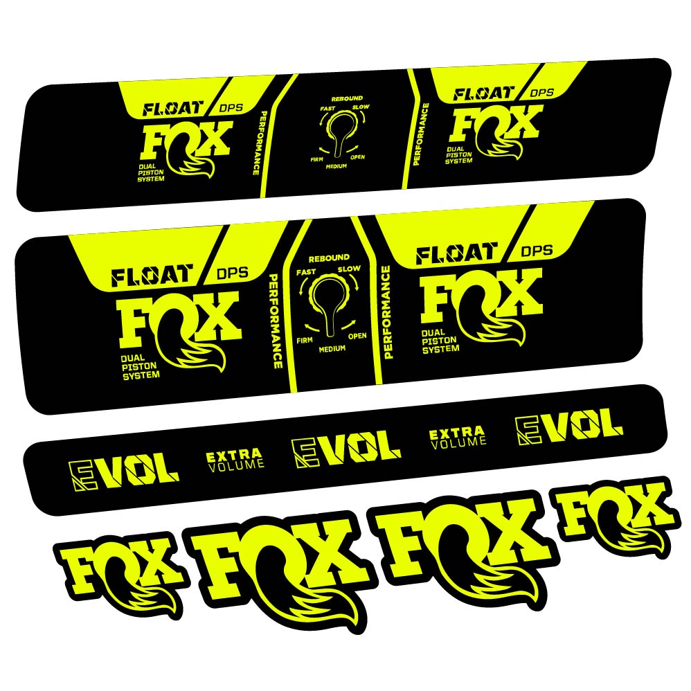 Stickers Fox Float DPS Performance 2021 compatibles Autocollants amortisseur
