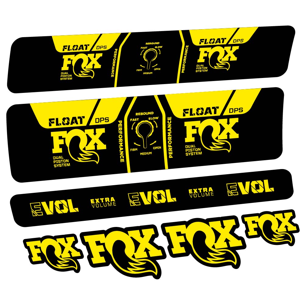 Stickers Fox Float DPS Performance 2021 compatibles Autocollants amortisseur
