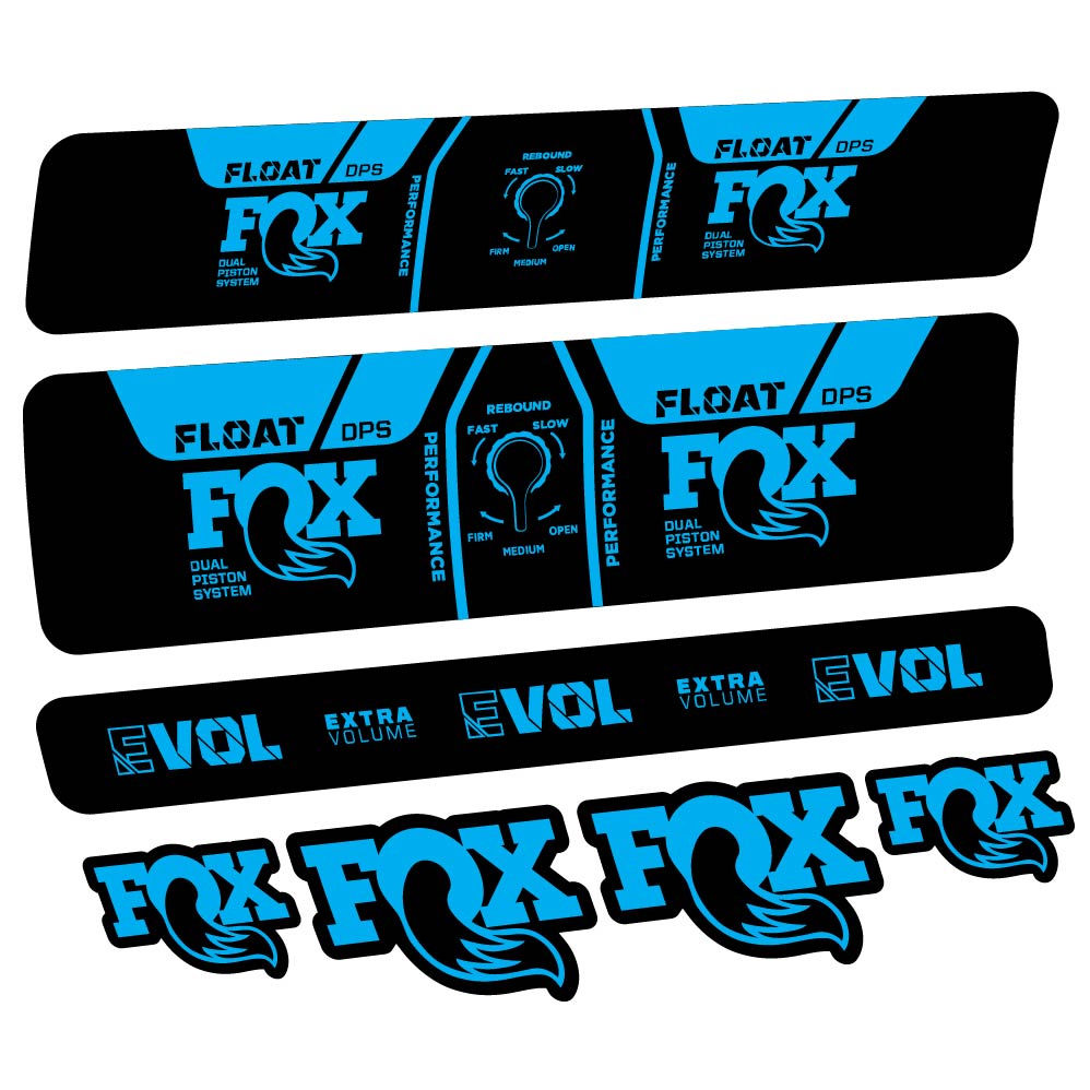 Stickers Fox Float DPS Performance 2021 compatibles Autocollants amortisseur