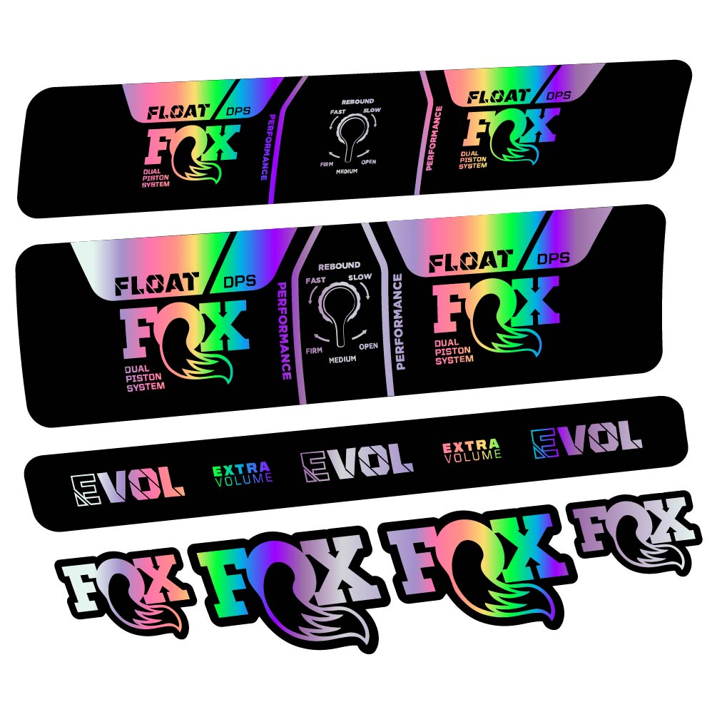 Stickers Fox Float DPS Performance 2021 compatibles Autocollants amortisseur