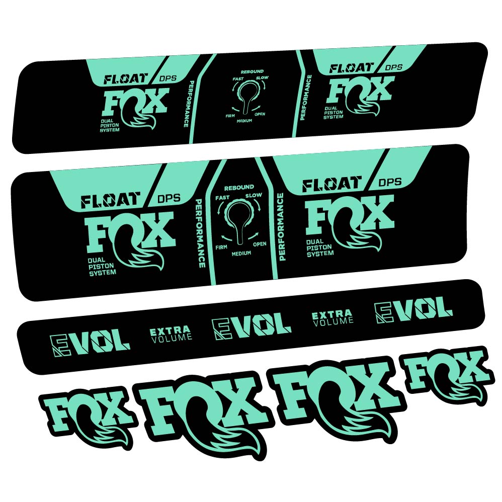 Stickers Fox Float DPS Performance 2021 compatibles Autocollants amortisseur