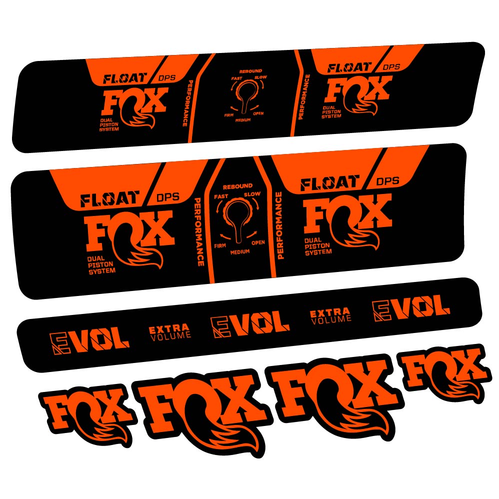 Stickers Fox Float DPS Performance 2021 compatibles Autocollants amortisseur