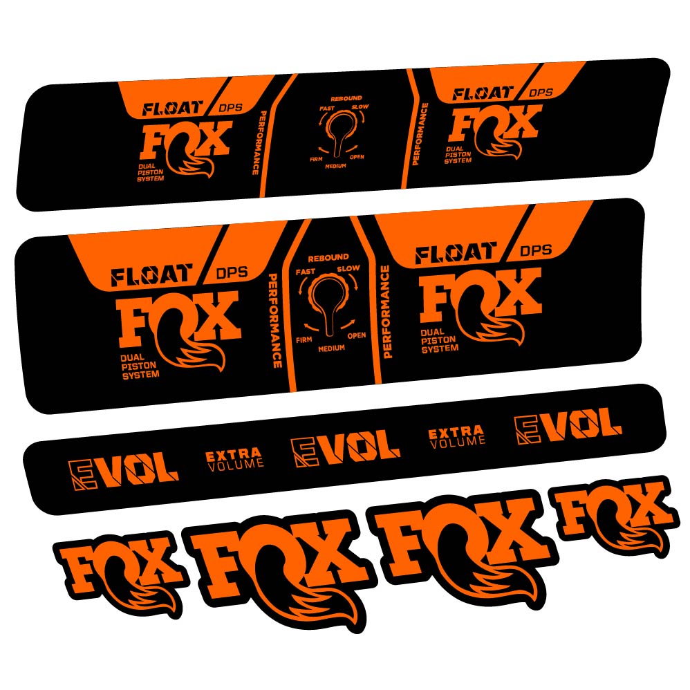 Stickers Fox Float DPS Performance 2021 compatibles Autocollants amortisseur