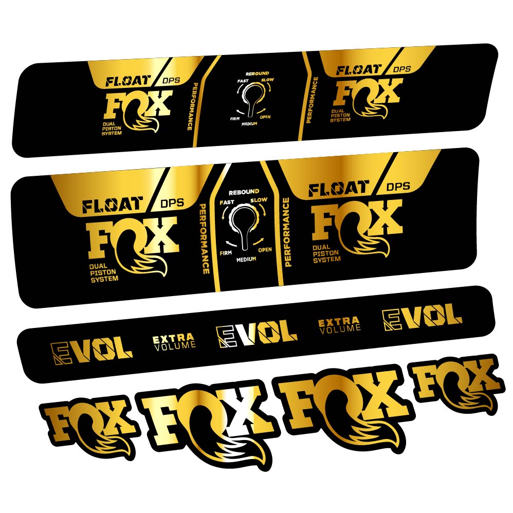 Stickers Fox Float DPS Performance 2021 compatibles Autocollants amortisseur
