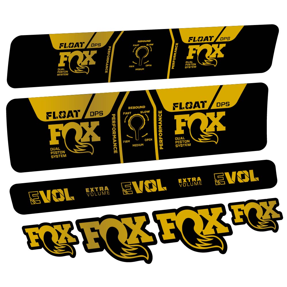 Stickers Fox Float DPS Performance 2021 compatibles Autocollants amortisseur