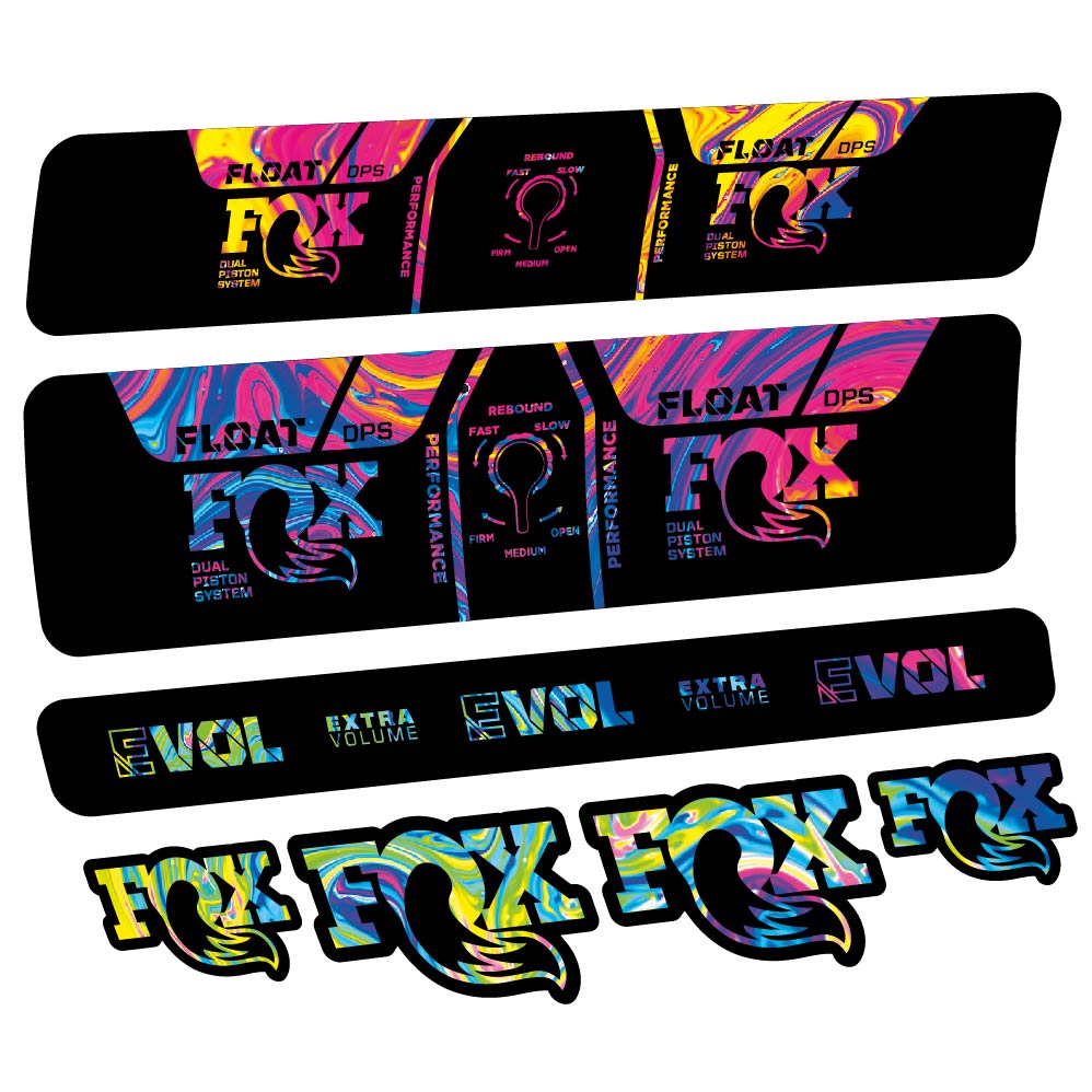 Stickers Fox Float DPS Performance 2021 compatibles Autocollants amortisseur