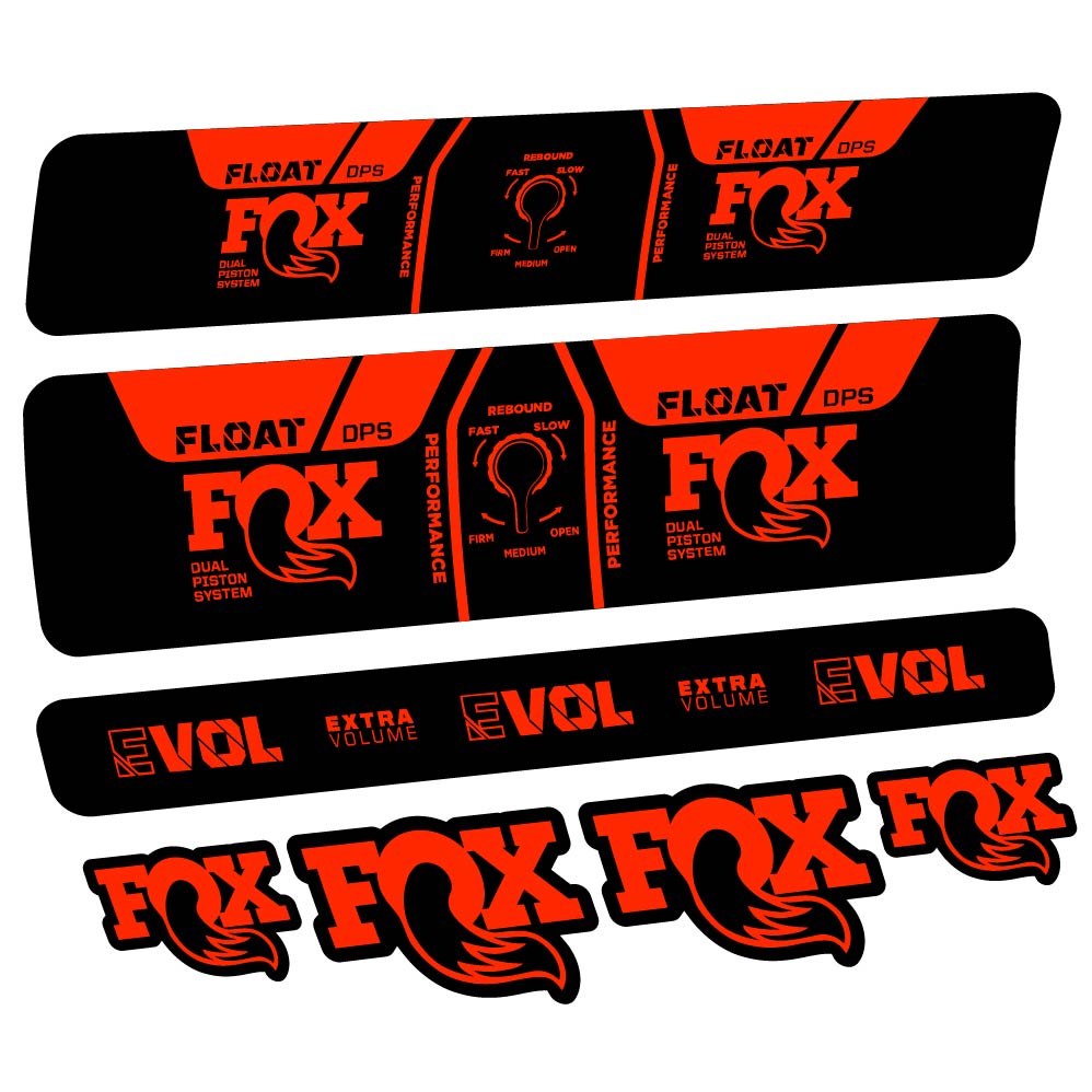 Stickers Fox Float DPS Performance 2021 compatibles Autocollants amortisseur