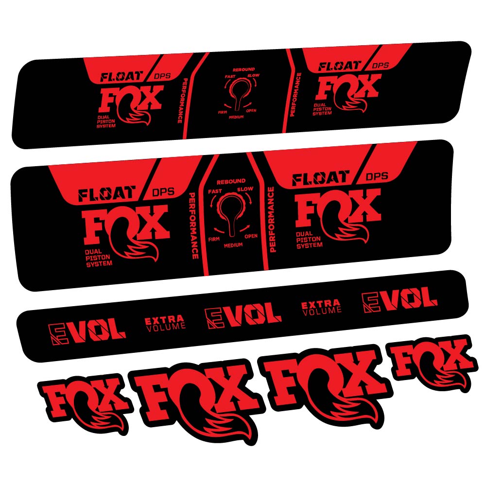 Stickers Fox Float DPS Performance 2021 compatibles Autocollants amortisseur