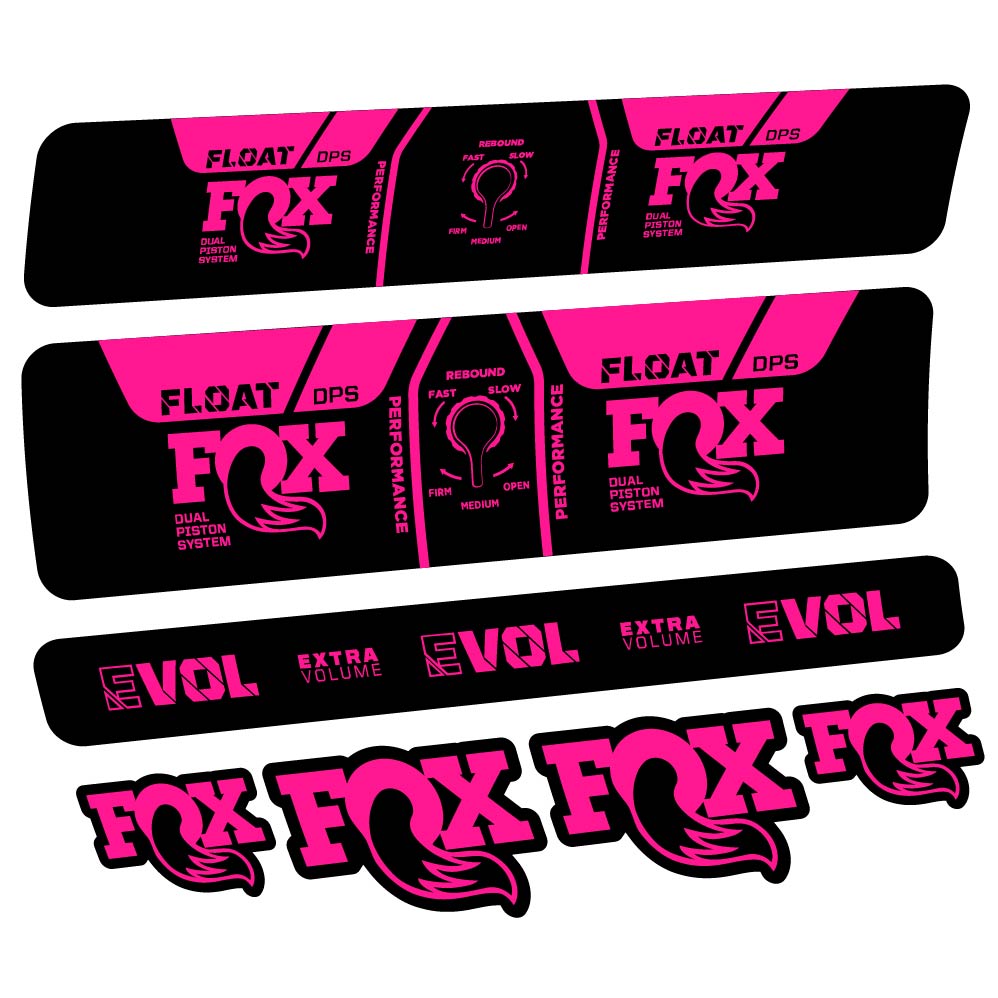 Stickers Fox Float DPS Performance 2021 compatibles Autocollants amortisseur