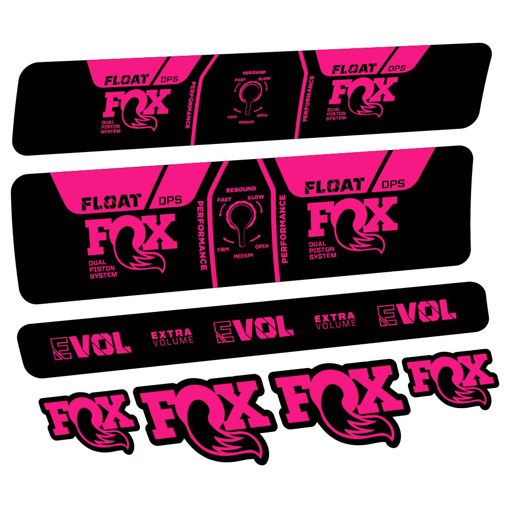 Stickers Fox Float DPS Performance 2021 compatibles Autocollants amortisseur