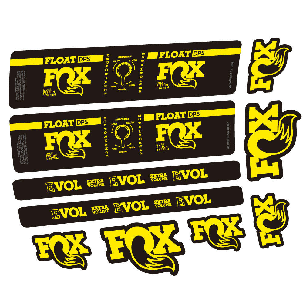 Stickers Fox Float DPS Performance compatibles Autocollants amortisseur