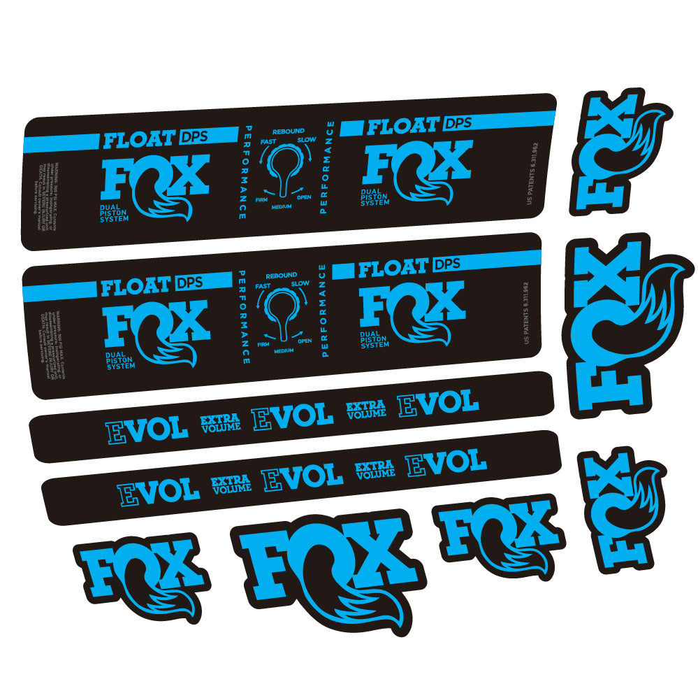 Stickers Fox Float DPS Performance compatibles - Autocollants amortisseur VTT