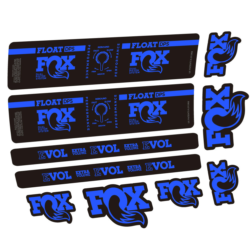 Stickers Fox Float DPS Performance compatibles - Autocollants amortisseur VTT