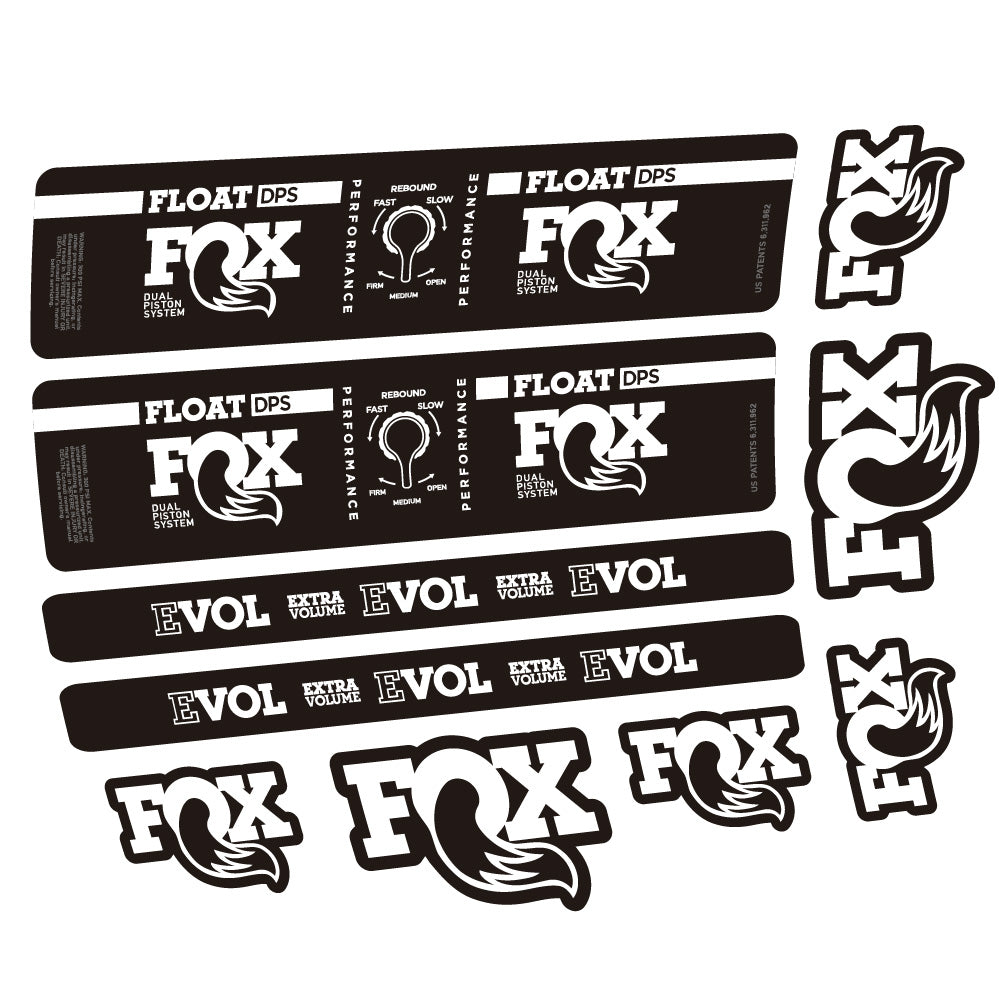 Stickers Fox Float DPS Performance compatibles - Autocollants amortisseur VTT
