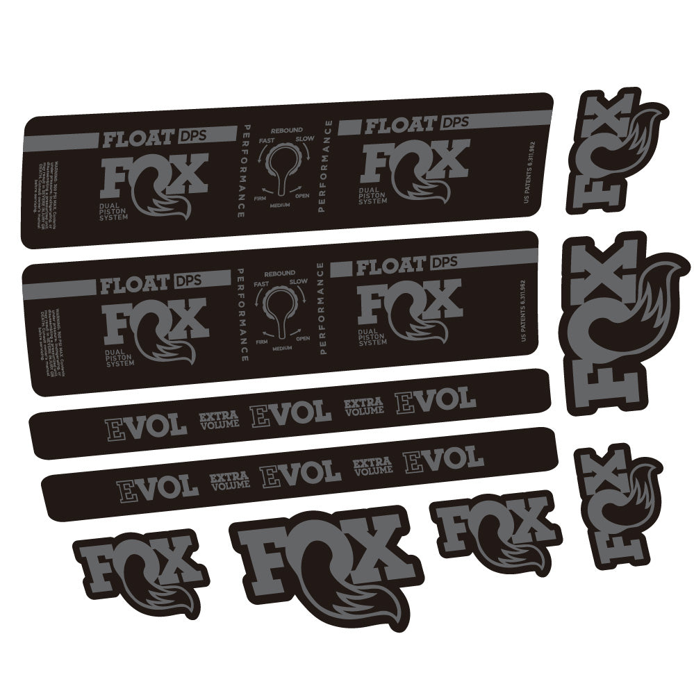 Stickers Fox Float DPS Performance compatibles - Autocollants amortisseur VTT