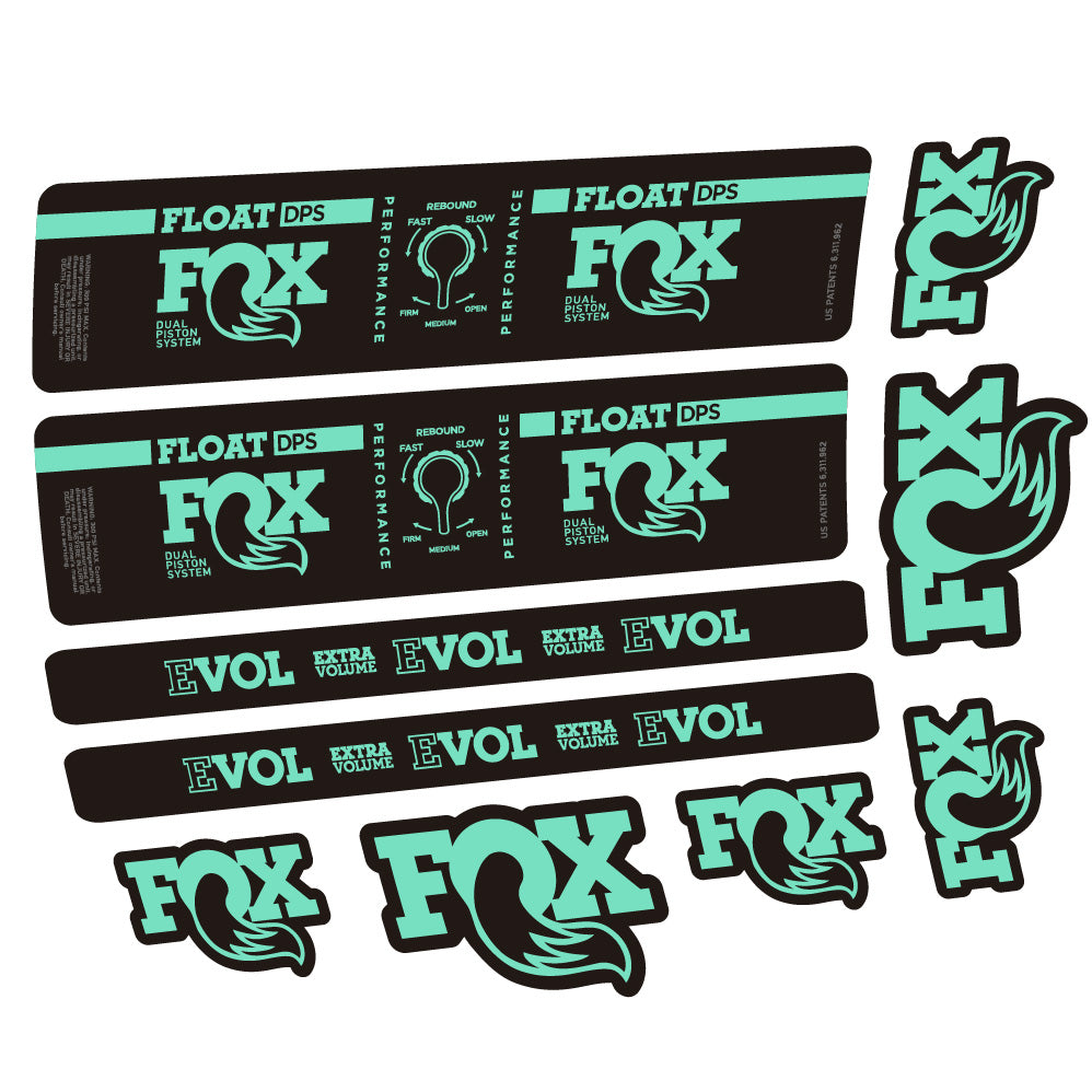 Stickers Fox Float DPS Performance compatibles - Autocollants amortisseur VTT
