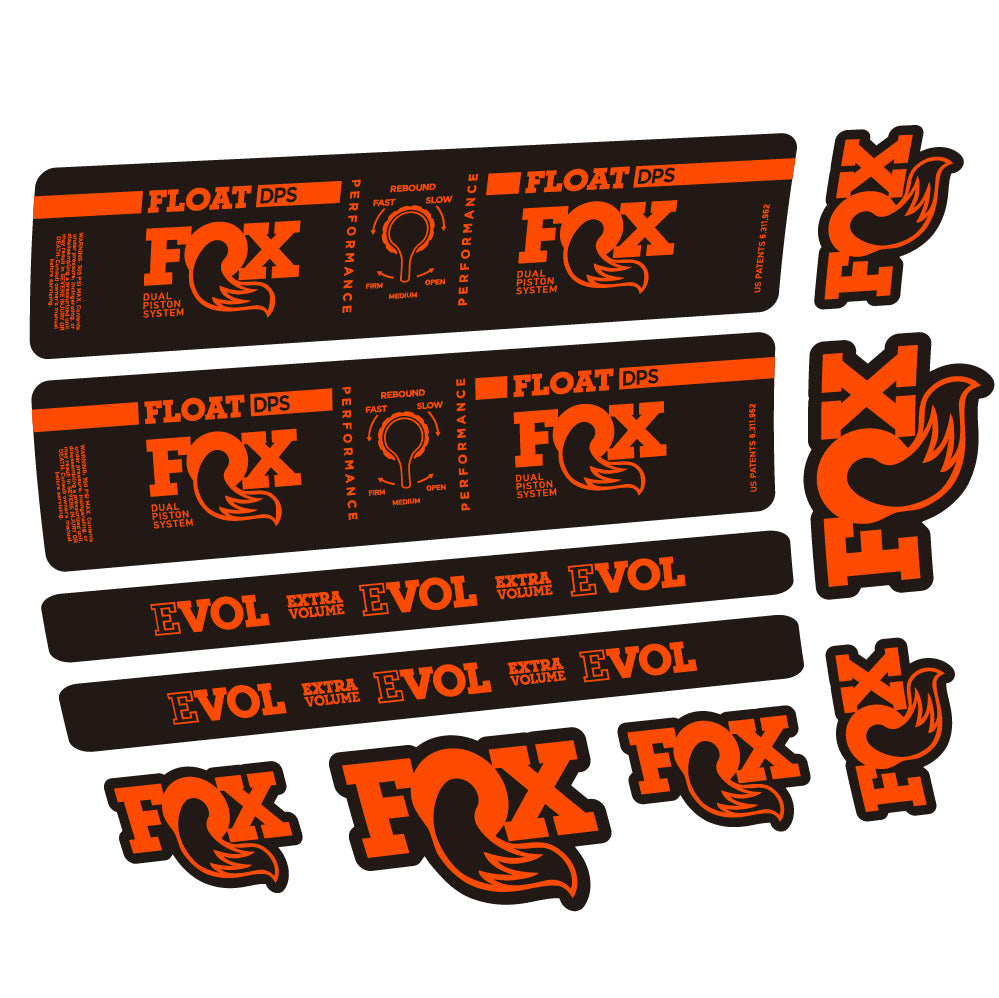 Stickers Fox Float DPS Performance compatibles Autocollants amortisseur