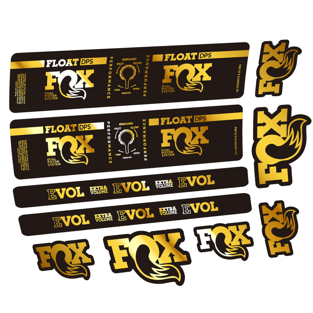 Stickers Fox Float DPS Performance compatibles - Autocollants amortisseur VTT