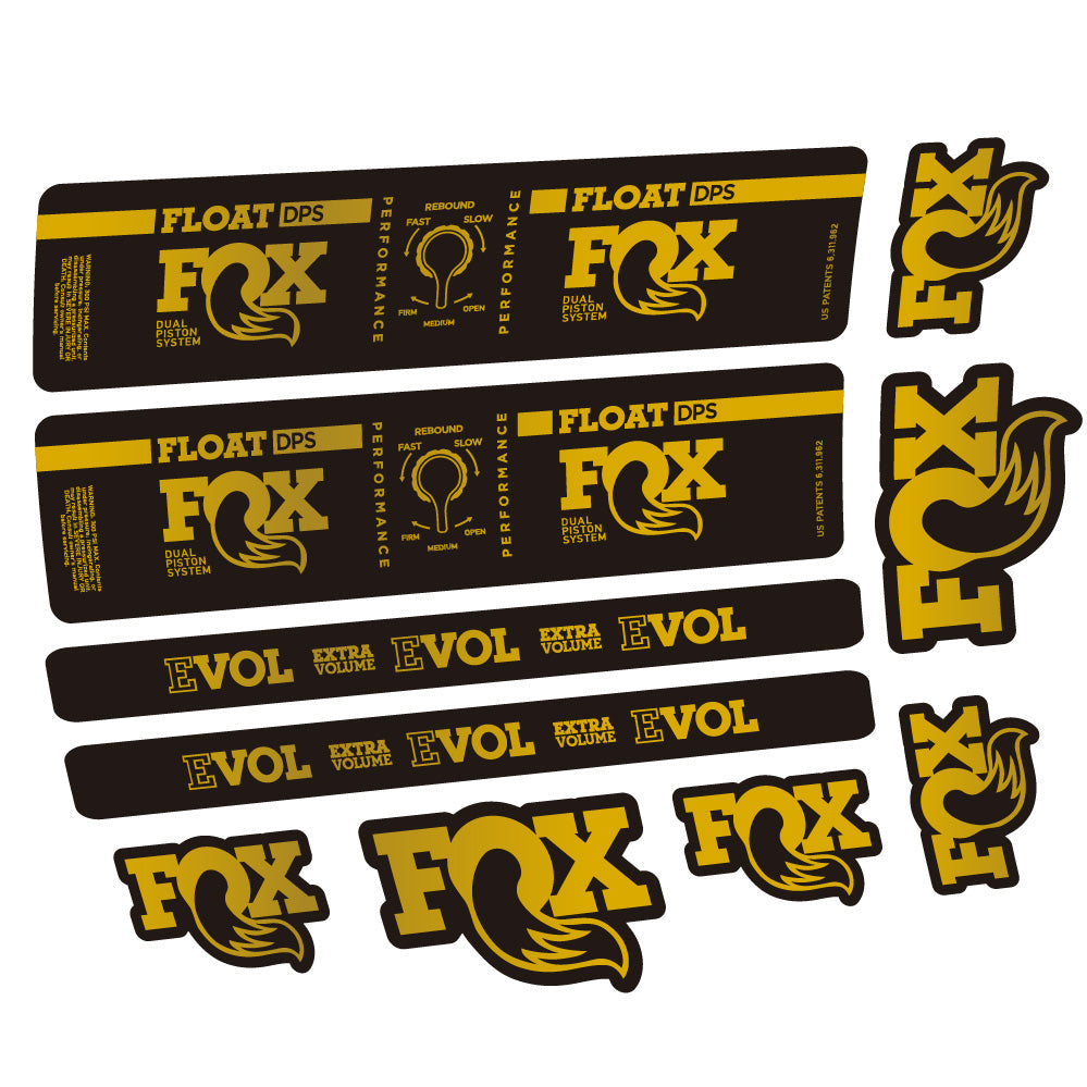 Stickers Fox Float DPS Performance compatibles Autocollants amortisseur