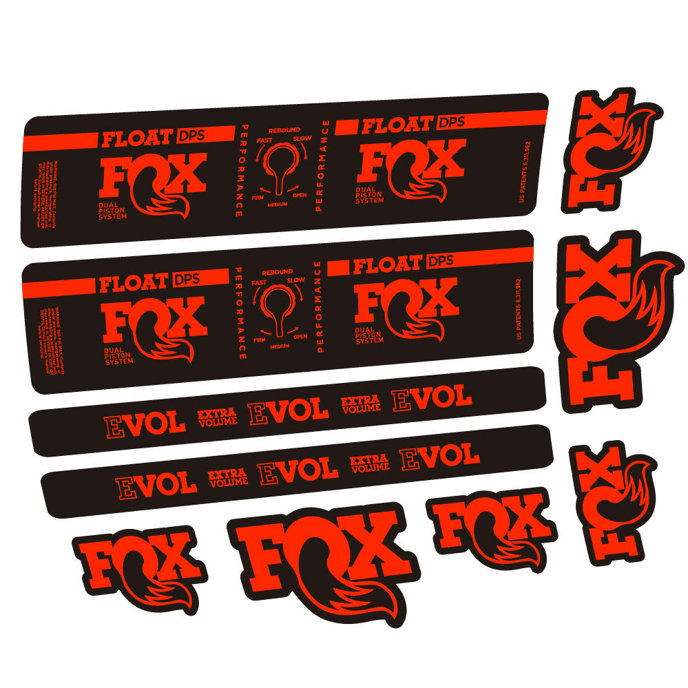 Stickers Fox Float DPS Performance compatibles Autocollants amortisseur