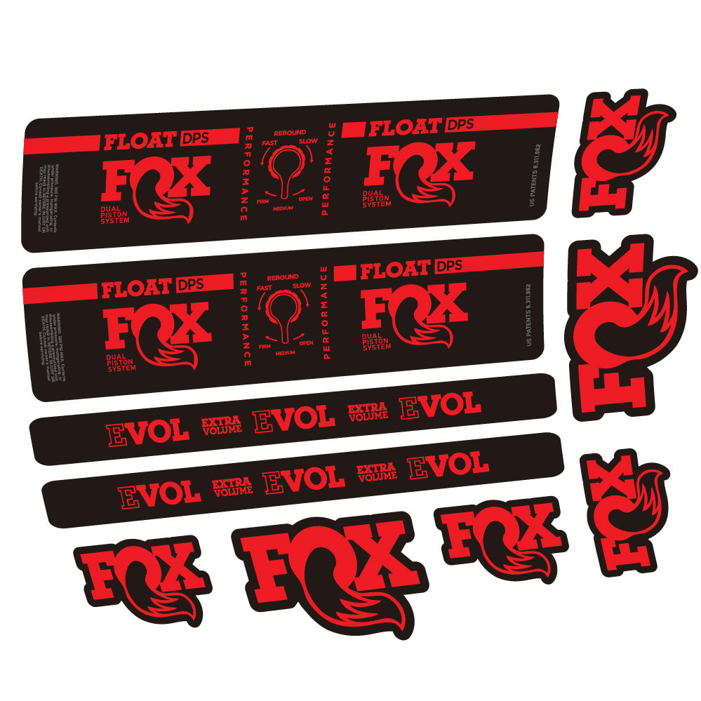 Stickers Fox Float DPS Performance compatibles Autocollants amortisseur